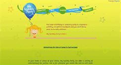 Desktop Screenshot of mysparklyparty.com
